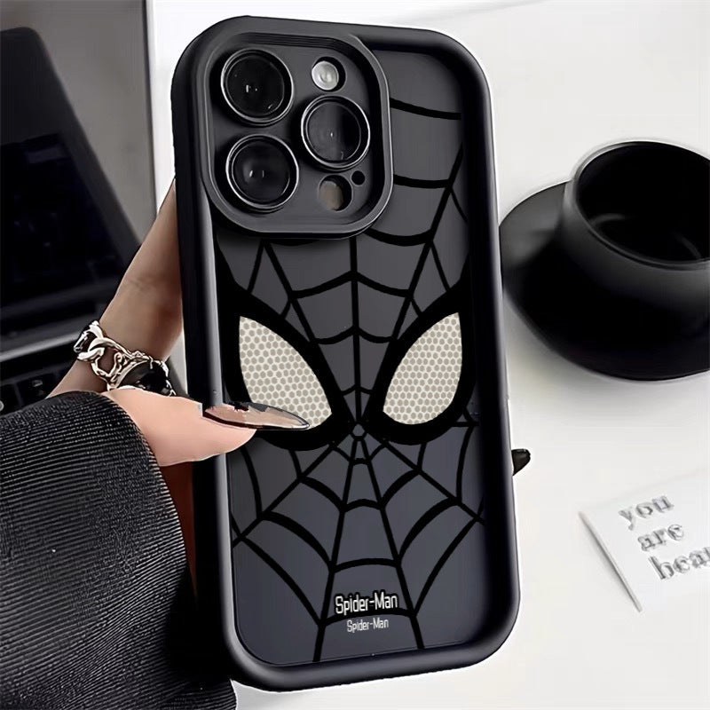 Spider Man iPhone 14 Promax Matte Silicone Soft Case for Apple Phone Case